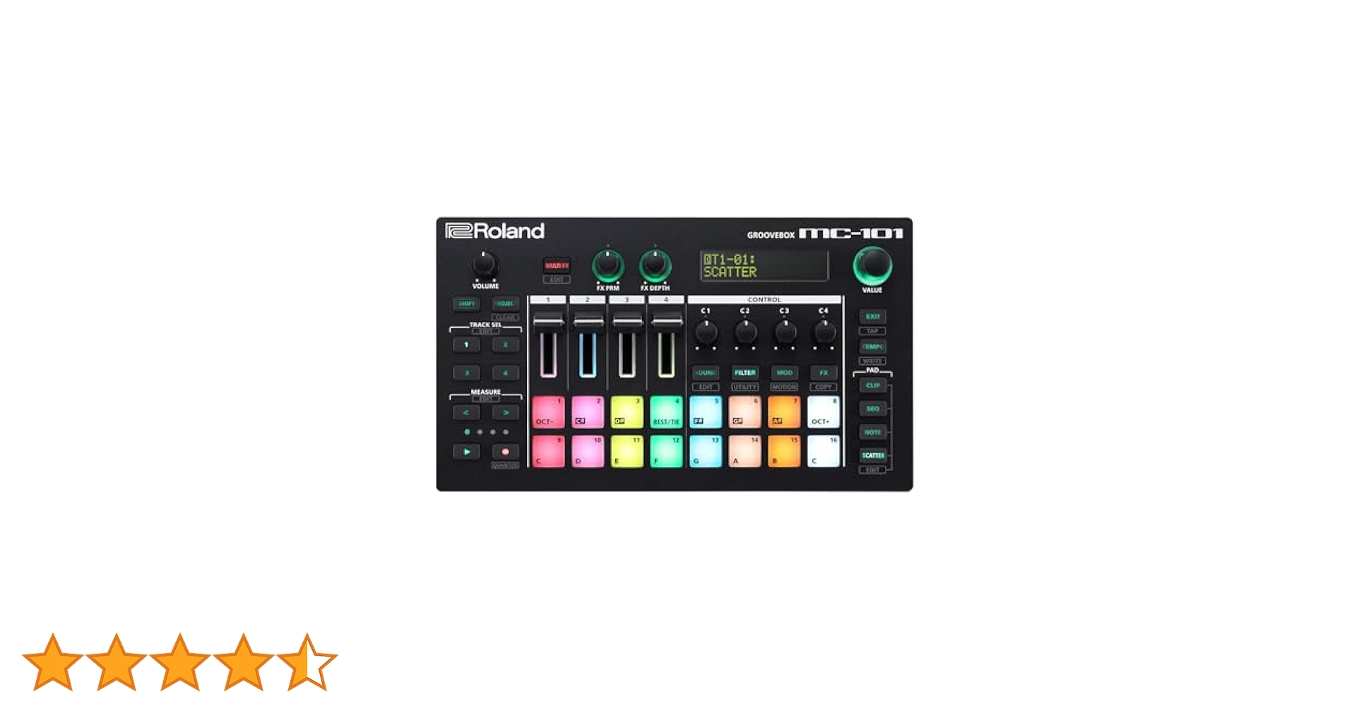 DTM・DAW roland mc-101 Compact professional groovebox for portable music production